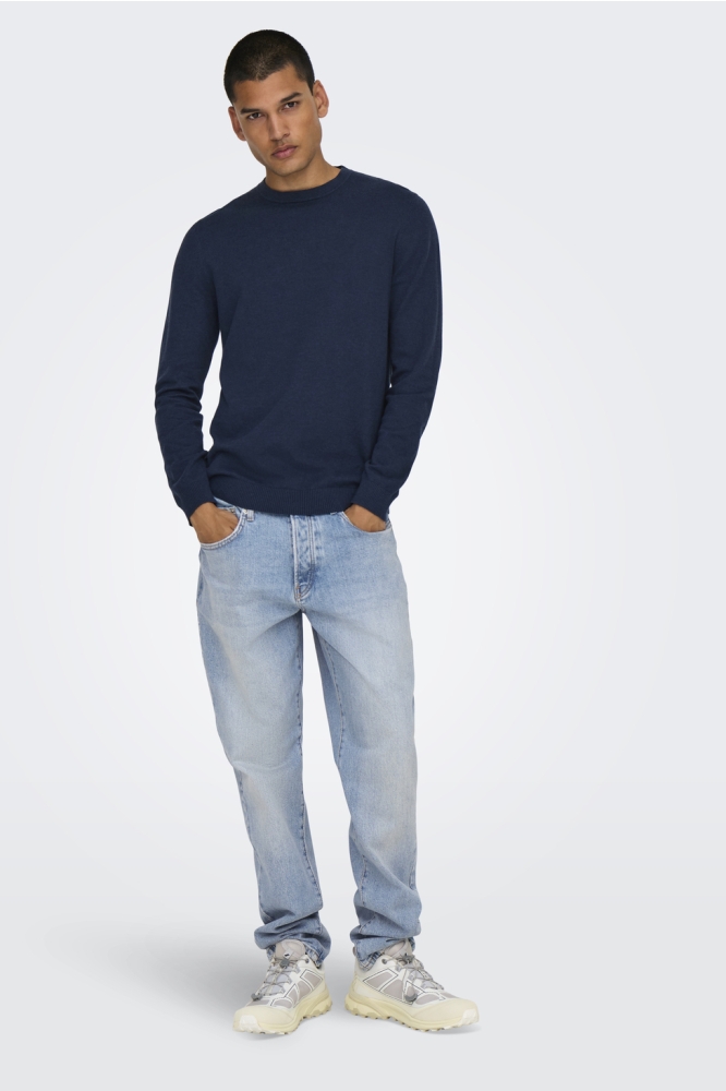 ONSYOKE TAPERED LB 9684 DOT DNM NOO 22029684 Light Blue Denim